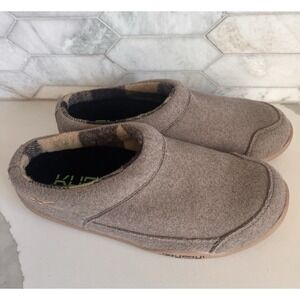 KURU Women's Taupe Gray Slip-On Clog Mules
